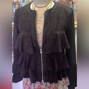Suede like jacket from Macys. New never worn. Tag still attached. very soft.